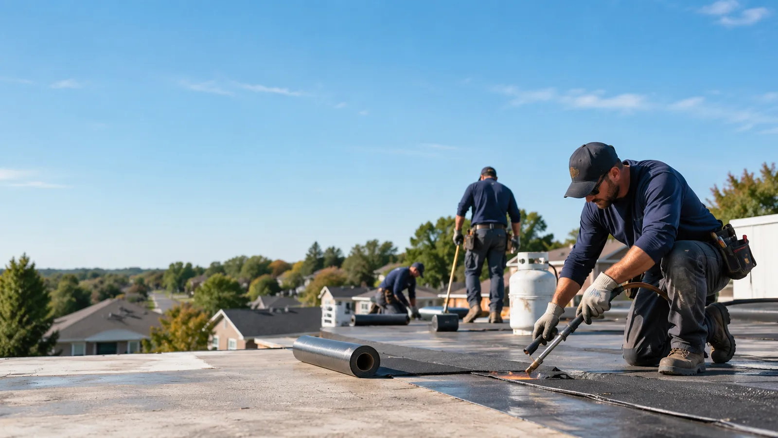 Flat Roof Leak Repair providers in Dupo, IL